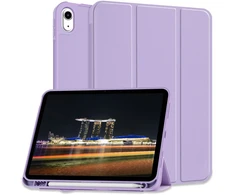 Dėklas knygutė iPad 11 - 2025 11", iPad 10 - 2022 10.9" - Violetinė