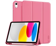Dėklas knygutė iPad 11 - 2025 11", iPad 10 - 2022 10.9" - Ryškiai rožinis