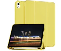 Dėklas knygutė iPad 11 - 2025 11", iPad 10 - 2022 10.9" - Geltona