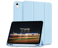 Dėklas knygutė iPad 11 - 2025 11", iPad 10 - 2022 10.9" - Šviesiai mėlynas
