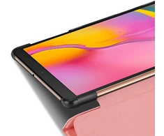 Dėklas knygutė skirtas iPad 11 - 2025 11", iPad 10 - 2022 10.9" - Šviesiai rožinis