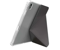 Dėklas knygutė iPad Pro 13 - 2025, 13" // iPad Pro 13 - 2024, 13" - Juodas-Skaidrus