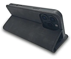 Dėklas knygutė iPhone 18 // iPhone 17 - Juodas