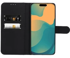 Dėklas knygutė iPhone 18 Pro // iPhone 17 Pro - Juodas