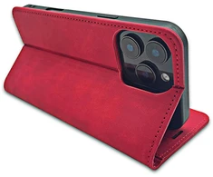 Dėklas knygutė iPhone 17 Pro Max - Raudonas