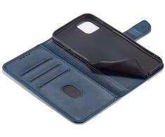 Dėklas knygutė skirtas iPhone 17e, iPhone 16e - Tamsiai mėlynas