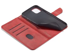 Dėklas knygutė skirtas iPhone 17e, iPhone 16e - Raudonas