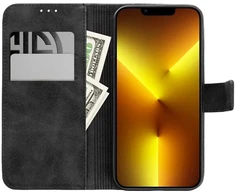 Dėklas knygutė iPhone 18 Pro Max // iPhone 17 Pro Max - Juodas