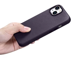 Odinis dėklas iPhone 14 - Tamsiai violetinė