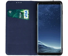 Odinis dėklas knygutė iPhone 18 Pro Max // iPhone 17 Pro Max - Tamsiai mėlynas