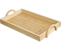 Bambukinis padėklas FLORINA 44 × 27 × 4.5 cm