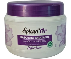 Drėkinamoji plaukų kaukė Splend'Or Hydra Boost, 500ml.