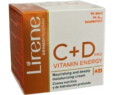 Kremas normaliai veido odai su vitaminais C+D LIRENE 50 ml