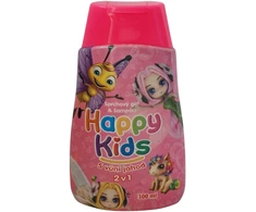 Šampūnas ir prausimosi gelis vaikams 2 in 1, Happy Kids, 300 ml.