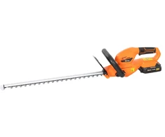 Aosom Akumuliatorinė gyvatvorių žirklės, 100 W, 51 cm, oranžinė