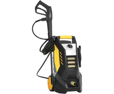Aosom Aukšto slėgio plovimo įrenginys su aliuminio siurbliu, 135 bar, 1800 W, 540 l/h, 5 m žarna, geltonas juodas