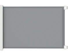 Aosom Ištraukiami apsauginiai varteliai, metalas ir plastikas, pilka, 5,5–115 x 5,5 x 82,5 cm
