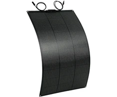 Aosom Nešiojamas saulės modulis 100 W 18 V, juodas, 98,5 x 58 x 2,2 cm