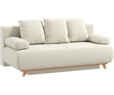 Aosom Sofa-lova su reguliuojamu atlošu, paslėpta daiktadėže ir velvetiniu korduro užvalkalu, smėlinė, 188 x 100 x 84 cm