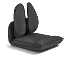 Fotelis VEVOR Grindų kėdė QX-1709, 5 padėtys, sulankstoma, juoda, 96 x 50 x 13 cm