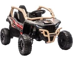 Koduva 12 V elektrinis vaikų UTV KAWASAKI TERYX KRX 1000, geltonas, 100 x 64 x 56 cm