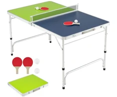 Promotion 120x76 cm sulankstomas stalo teniso stalas rinkinys su tinklu