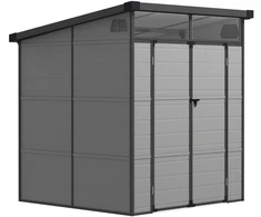 Koduva 1,9 x 1,9 m sodo sandėliukas, šviesiai pilkas