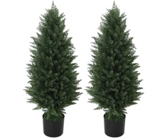 Koduva 2 dalių dirbtinių kiparisų rinkinys, žali, 90 cm