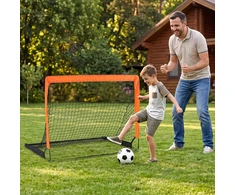 Koduva 2 vaikiškų futbolo vartų rinkinys, su sustiprintais stiklo pluošto strypais, žalias, 182 x 120 x 120 cm
