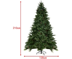 Koduva 210cm LED dirbtinė eglutė su stoveliu