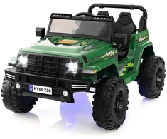 Koduva 24V 2 vietų vaikų elektrinis automobilis žalias