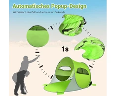 Koduva 3-4 Žmonių Pop-up Paplūdimio Palapinė Žalia