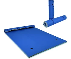Koduva 3 sluoksnių plūduriuojanti kilimėlis 274x183x3.8 cm mėlynas