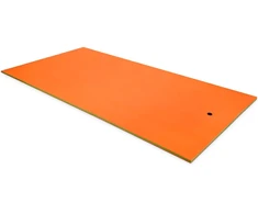 Koduva 3 sluoksnių plūduriuojanti vandens kilimėlis 350x183x3.8 cm oranžinis