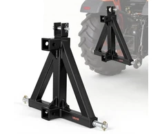 VEVOR 3 taškų priekabos vilktis S-08 su 50,8 mm imtuvu, juoda, 55 x 16,5 x 54,5 cm