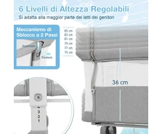 Koduva 3in1 kelioninė kūdikio lovelė su čiužiniu pilka