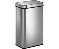 Koduva 60 l sensorinis šiukšlių dėžė, automatinis dangtis, nerūdijantis plienas, sidabrinė