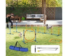 Koduva 7 dalių šunų agility rinkinys, oranžinė ir mėlyna
