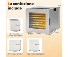 Promotion 850W Vaisių Džiovyklė su Laikmačiu
