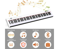 Promotion 88 klavišų skaitmeninis pianinas baltas