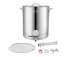 Koduva Alaus virimo katilas VEVOR P4048, nerūdijantis plienas, 60,6 l, 40 x 40 x 48 cm