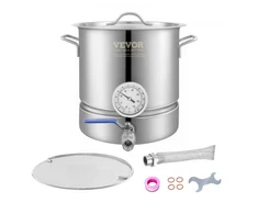 Koduva Alaus virimo puodas VEVOR P2829, nerūdijantis plienas, 18,9 l, 28 x 29 cm