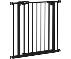 Koduva Apsauginiai varteliai naminiams gyvūnams, metalas, plastikas, juodi, 74–80 cm