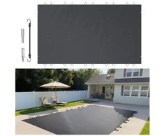 Koduva Apsauginis baseino uždangalas VEVOR, 4 x 7 m, PVC, antracito spalvos