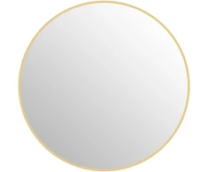 Koduva Apvalus vonios veidrodis, Ø70 cm, auksinis rėmas