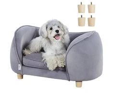 VEVOR Augintinio sofa SF-1492S, mažiems šunims ir katėms, tamsiai pilka, 69 x 38 x 38 cm
