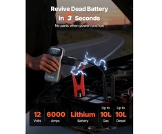 Koduva Automobilio paleidiklis VEVOR H26, 6000 A, 12 V, 26800 mAh
