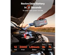 Koduva Automobilio paleidimo įrenginys VEVOR H18, 3000 A, 12 V, 16000 mAh