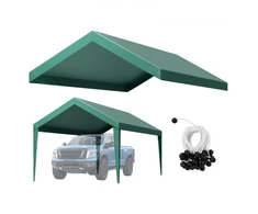 VEVOR Automobilio stoginės atsarginė danga SXYQCPBL10X20, 3 x 6 m, tamsiai žalia, rėmas nepridedamas
