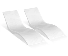 Koduva Baseino gultai VEVOR, 2 vnt., PE, 180 x 60 x 56 cm